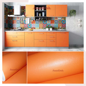 Wallpaper Dinding Polos Warna Tosca Peach Stiker Serbaguna Bahan Pvc Per Roll Untuk Dekorasi Rumah Kantor Pelapis Triplek Kayu Sudah Ada Lem