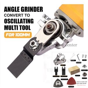 Angle Grinder To Grooving Machine Adapter Angle Grinder Conversion Universal Head Kit For 100 Model Woodworking Tool