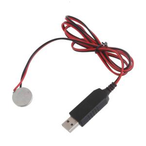 USB to 3V CR2032 Dummy Charging Cable Cord for CR2032 3V Button Cell Powered Watch Remote Control Toy