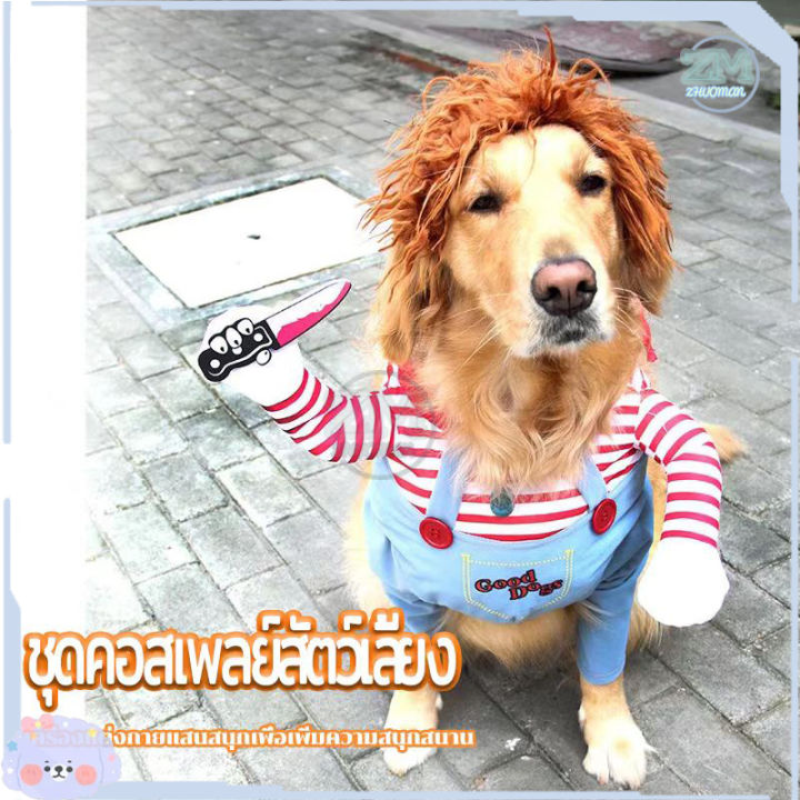 ชุดคอสเพลย์สัตว์เลี้ยงตลก สำหรับหมาและแมว