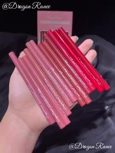 Dragon Ranee Matte Lip Liner Pencil 0.35g Waterproof & Long-Lasting Rose Bean Paste for Night Out & Christmas