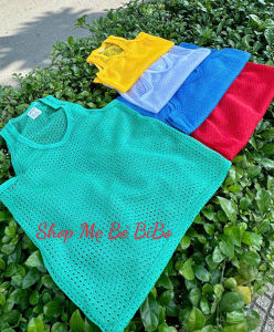 Set 10 Áo Lưới Cho Bé Mặc Mát Áo Ba Lỗ Mặc Mùa Hè Thoải Mái Thoáng Mát Giá rẻ