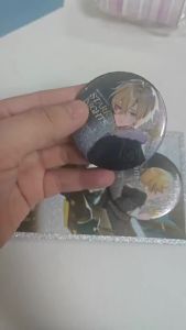 3Pcs/Lot Game  Exquisite Card And Brooch Aventurine Kakavasha Pin Cosplay Badge Clothes Decoration Birthday Gift