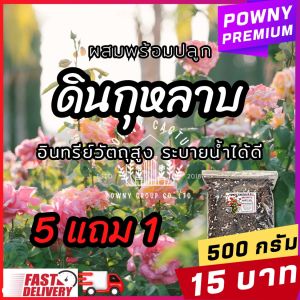 ดินปลููกกุหลาบ ดินปลูกดอกกุหลาบ ดินกุหลาบ ดินผสมสำเร็จ ดินผสมพร้อมปลูก