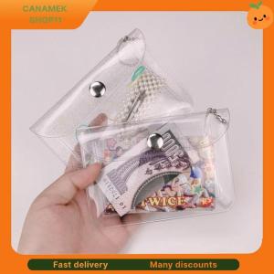 ❣️❣️❣️ Glitter Transparent Waterproof PVC Card Holder Mini Wallet Girls Coin Purse