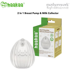Haakaa 2 in 1 Shell Wearable Silicone Manual Breast Pump & Milk Collector - 75ml / 125ml