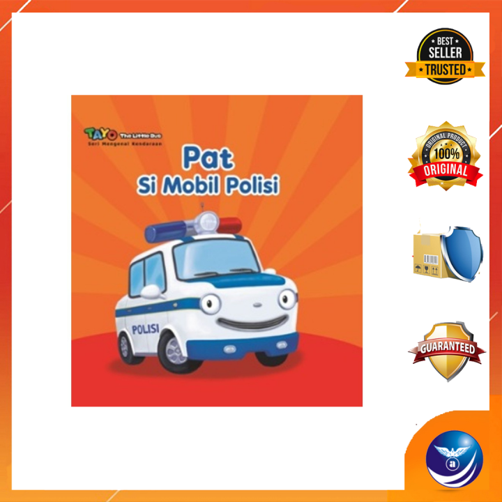 Buku Tayo Seri Mengenal Kendaraan Pat Si Mobil Polisi Boardbook