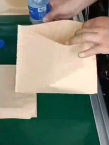 50Pcs Kraft Greaseproof Paper Bag Disposable Fried Chicken Wrapper Pouch for Takeout Food Stall