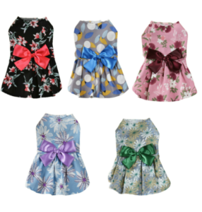 Westcoolpet กระโปรงสําหรับสัตว์เลี้ยง Bowknot ออกแบบที่น่าสนใจนุ่มสายรัดสุนัขชุดเจ้าหญิงสําหรับฤดูร้อน