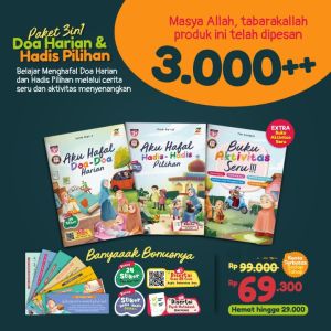 Paket 3 in 1 Doa Harian & Hadis Pilihan Ziyadbooks