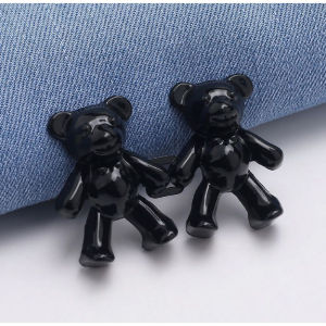 MO818 Kancing Pengecil Jeans Beruang Bahan Metal dapat dilepas Kancing Jeans