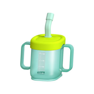 Sakumini Declining Curve Straw Cup Botol Minum Sedotan Miring