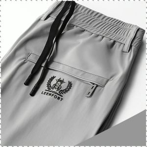 Mens casual pants summer thin ice silk pants straight quick-drying comfortable and cool to wear 男士裤子