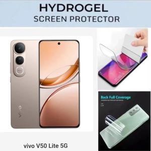 VIVO V50 5G V50 LITE V50 LITE 5G V40 5G V40 LITE V40 LITE 5G V40 PRO 5G V30E V30 5G V30 PRO 5G Y03 Y100 4G Y100 5G HYDROGEL FULLSET DEPAN BELAKANG ANTI GORES JELLY - Clear FRONT AND BACK SCREEN PROTECT LAYAR BELAKANG