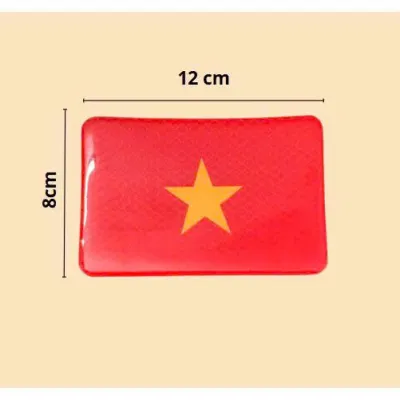 Cờ Việt Nam Dán Ô Tô Xe Máy Chống Nước Phản Quang Bền Màu Dễ Sử Dụng