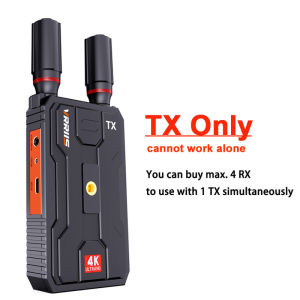 5G 4K Wireless HDMI Extender Audio Video Transmitter Receiver Dual HDMI Display Adapter Support Battery Video Switcher Camera Live Streaming