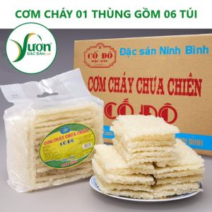 1kg Cơm cháy khô chưa chiên Cố Đô món ăn vặt đặc sản Ninh Bình