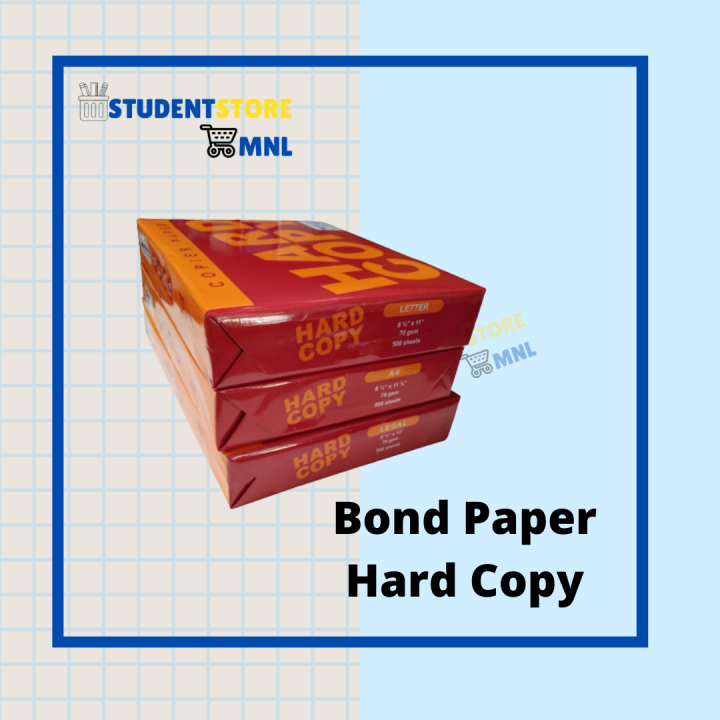 Hard Copy Bond Paper Lazada PH