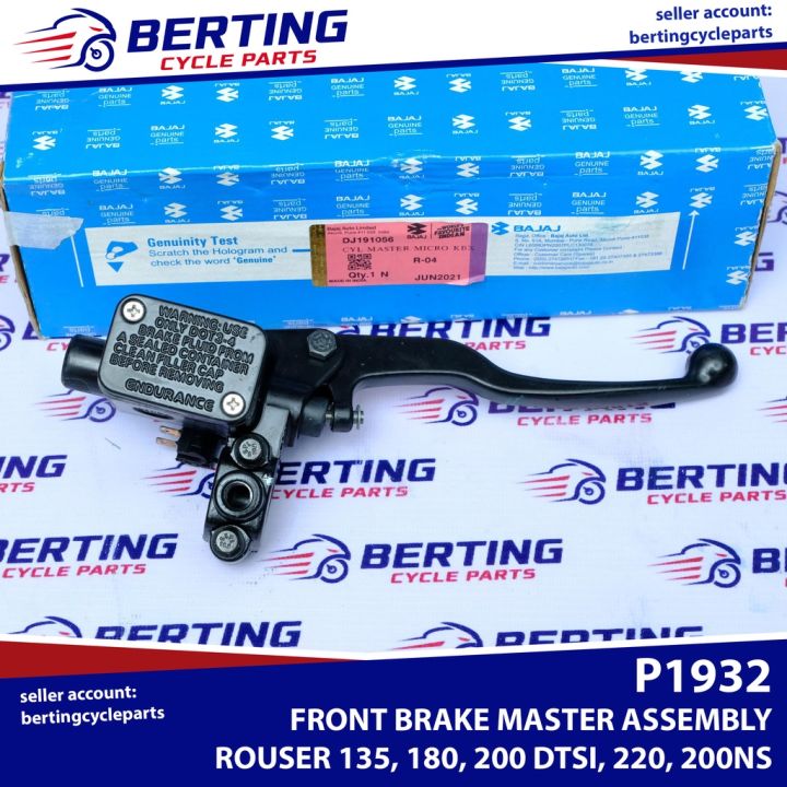 FRONT BRAKE MASTER Rouser 135 180 220 NS200 200NS Genuine DJ191056