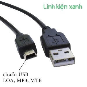 Dây cáp sạc loa bluetooth - cáp sạc đầu v3 E1