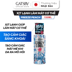 GATSBY Xịt lạnh làm mát cơ thể Body Water