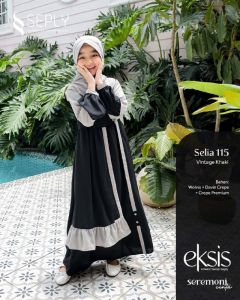 SEPLY SELIA 115 GAMIS ANAK SET HIJAB TERBARU
