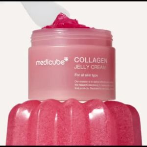 [MEDICUBE] 2025 new Collagen Jelly Cream 50ml  เฟิร์มมิ่ง ผลิตภัณฑ์ดูแลผิวเกาหลี  มอยเจอร์ไรเซอร์คอลลาเจนปลาแซลมอน  สกินแคร์ผิวแพ้ง่าย  ความชุ่มชื้นน้ําหนักเบา  เดย์ แอนด์ ไนท์ แคร์
