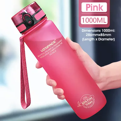 ODOROKU BPA Free Water Bottle 500ml 1000ml Ideal for Outdoor Sports Exercise Cycling Tritan Water Bottle