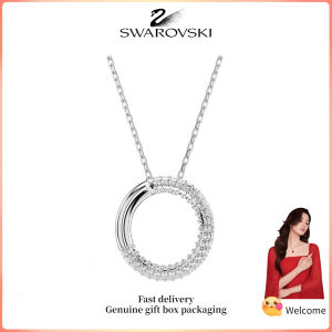 ♈ Swarovski ♈ Dây chuyền nữ thời trang Dây chuyền mặt dây chuyền Dextera bằng bạc Ý S925 pavé kim cương trắng Quà tặng Valentine Quà sinh nhật