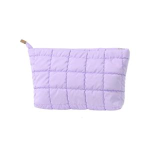 Fashion Diamonds Texture Cosmetic Case Functional Storage Pouches For Women Simple Style Assorted Color Option