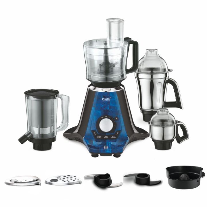 Preethi Zodiac 2.0 MG 255 Mixer Grinder 1000 watt Black Blue 4 Jars Lazada Singapore