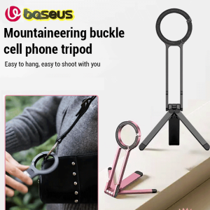 ขาตั้งโทรศัพท์มือถือแบบแม่เหล็กพร้อมคาราบิเนอร์ ขาตั้งโทรศัพท์มือถือแบบพับได้แบบแม่เหล็กปรับได้ ขาตั้งเซลฟี่แบบมองไม่เห็น