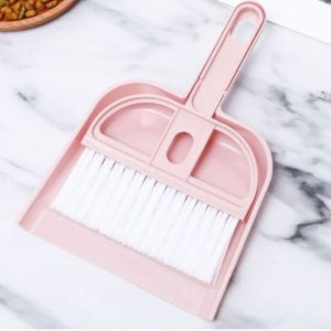 [MALAYSIA STOCK]Pet Mini Hand Broom Cat Dog Cage Cleaner Mini Dustpan and Brush Set Penyapu Mini