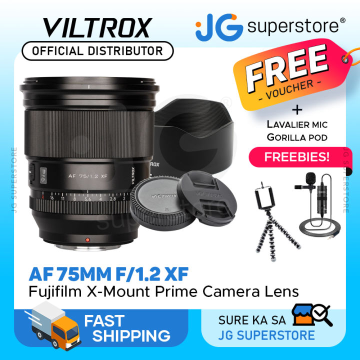 Viltrox AF 75mm f/1.2 XF Prime Lens with APS-C Format, STM Autofocus ...