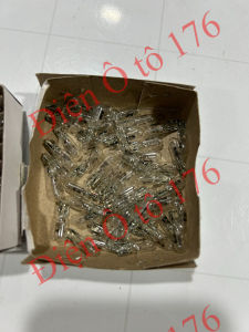 COMBO 100 bóng ghim công tắc dùng trong ô tô xe tả... bóng đèn Halogen hạt gạo mini. Điện 12v và 24v