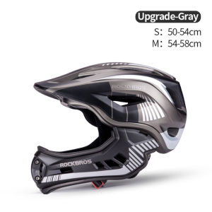 ROCKBROS 2 In 1 Full Covered Child Helmets Bike Bicycle Cycling Animals Children Helmets EPS Sport Safety Hats For Parallel Car