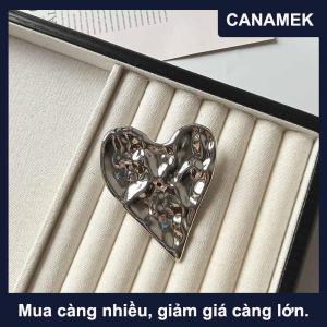 【CANAMEK】 Vàng Bạc Màu Trâm Tối Giản Không Thường Xuyên Gấp Thiết Kế Thời Trang Pin Cho Chiếc Khăn Mũ Và Dresses