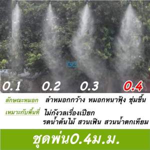 ชุดพ่นหมอก ล้างฝุ่น PM2.5 ลดร้อน รับประกัน เงียบมาก หัวพ่นสแตนเลส หมอกละเอียดสะใจ แรงดัน12บาร์ ออกแบบและทดสอบโดยวิศวกร