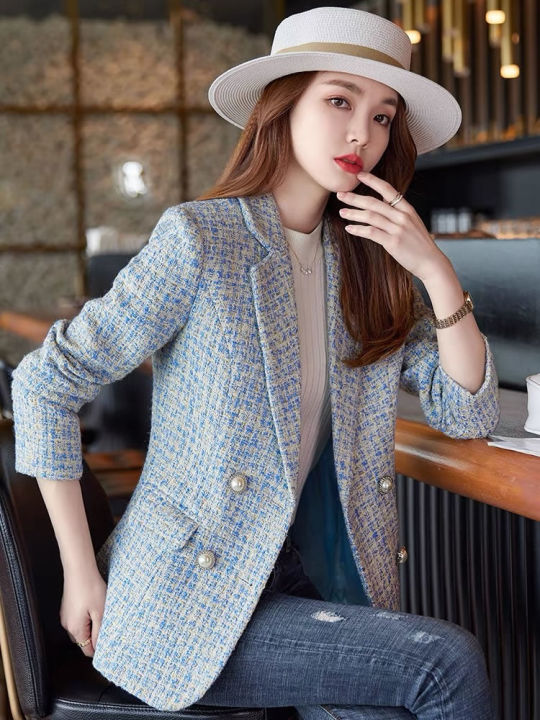 Tweed blazer hot sale womens