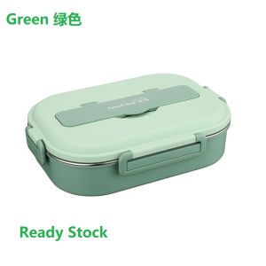 304 Stainless Steel Lunch Box for Kids 1000ml  Kids Bento Keep Warm Lunch Box  Keep Warm Food Container Bekal Makanan 304不锈钢保温饭盒便当盒