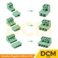 Terminal Block Konektor Plugable 5.08mm 3 Pin Screw Connector Straight. 