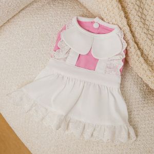 🇹🇭พร้อมส่ง🇹🇭 🥰👗เดรสสัตว์เลี้ยง สุดน่ารัก แต่งคอปกขาว for pet สุนัข หมา แมว