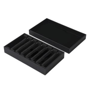 Multifunctional Organizer Case with Movable Ring Rods Ring Storage Container Stylish Exhibition Tray