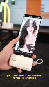 【PRICE DROP】 Tranyoo F29 22.5W 10000mAh Capsule Mini Fast Charging Powerbank With Data Cable