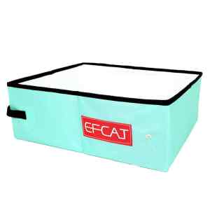 Edenpetz Foldable Cat Simple Folding Litter Box Waterproof Outdoor Portable Large Pet Cat Travel Toilet EFCAT