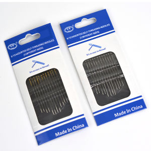 [Small Chrysanthemum] 12Pcs Multi-size Side Opening Blind Needle Sewing Self-Threading Hand Needles Embroidery Handmade DIY Accessories