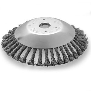 SI FANG 150/195mm Steel Wire Grass Brush Trimmer Head Wheel Garden Cleaning Tool Grass Cutter Mowing Accessories 6/8 Inch