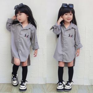 LITTLEKIMY - Kemeja Tunik Anak Perempuan Usia 2-6 Tahun Shelena Tunik Littlekimy