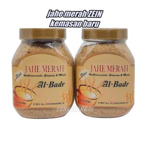 Jahe Merah Al Badr 330 gr / jahe Merah Zein 330 Kemasan Baru | DENGAN HABBATUSSAUDA GINGSENG DAN MADU