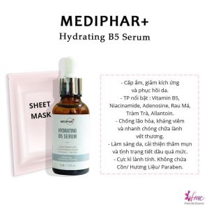 [MUA 1 TẶNG 1] Serum Mediphar Serum B5 Hỗ Trợ Dưỡng Ẩm Phục Hồi Da 30ml + Tặng 1 túi chườm giảm đau bụng